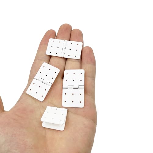 25PCS RC Airplane Pinned Nylon Hinges for RC Plane Replacement Parts Fixed Wing Model Airplane Loose-Leaf (Large 20X36mm) - style: Large 20X36mm