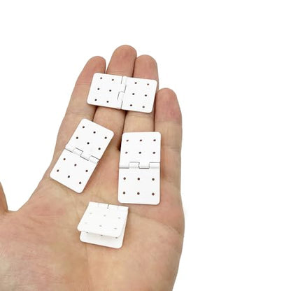 25PCS RC Airplane Pinned Nylon Hinges for RC Plane Replacement Parts Fixed Wing Model Airplane Loose-Leaf (Large 20X36mm) - style: Large 20X36mm