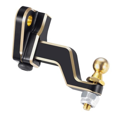 1/18 TRX4M RC Brass Tow Trailer Hitch Receiver Kit 9g / Set | RC Trailer Hitch Receiver Kit Compatible with TRX4M TRX4-M Defender 1/18 RC Crawler Car Upgrades Parts