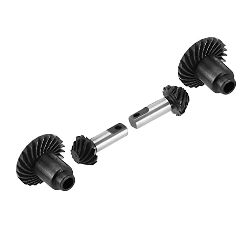INJORA 24T/12T Steel Helical Gear for 1/18 TRX4M Front Rear Axles(2PCS)