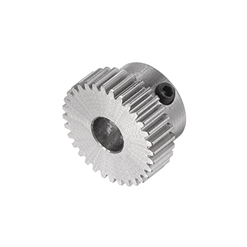 HARFINGTON Pinion Gear 5mm Bore 32T Mod 0.5 Stainless Steel Spur Diff Differential Motor Gear RC Car Replacement Parts - style: 32T