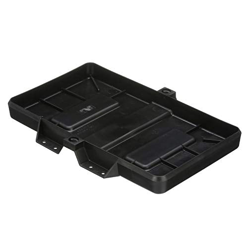 Attwood 9098-5 Heavy-Duty Adjustable Battery Tray, Adjustable to 9.5 Inches Tall, for 27 Series Batteries, Black Plastic - size: One Size