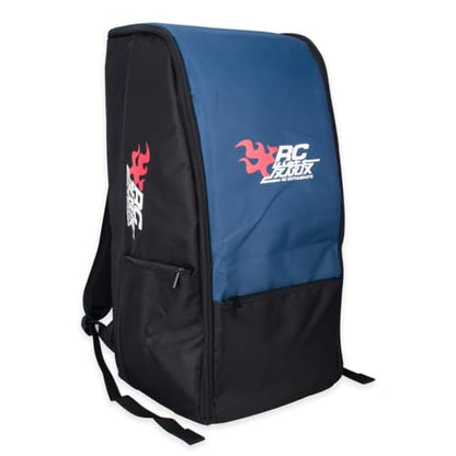  RC Backpack,RC Car Storage Bag,Multi Pockets Duffel Bag Carrying Case for 1/8 & 1/10 RC Car SCX10 Capra Wrangler TRX4 E-REVO VS4 BRX01 TF2 D90 CC01 YK4082 RGT EX8619 (Blue) - color: Blue