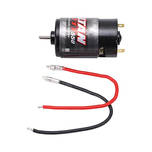 Alomejor 550 Brushed Motor with 320A ESC Set Car Copper Windings Strong Magnet, Bidirectional Bearings for RC Rock Crawler (21T) - size: 21T