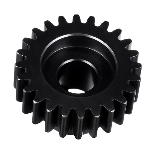 LSG 8mm M1 24T Steel Pinion Gear for 1/5 X-MAXX RC Model Car Buggy Truck | Hardened Steel 8mm Shaft Motor M1 Pitch Gears Upgrade Parts - size: 24T