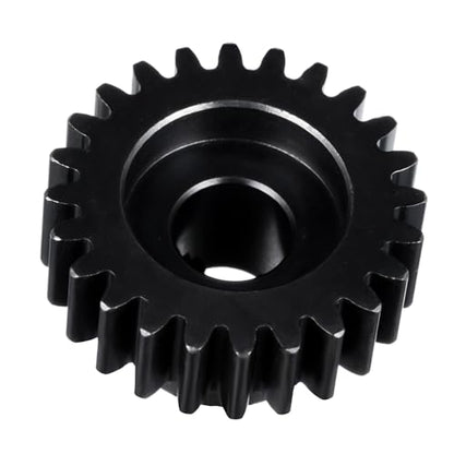 LSG 8mm M1 24T Steel Pinion Gear for 1/5 X-MAXX RC Model Car Buggy Truck | Hardened Steel 8mm Shaft Motor M1 Pitch Gears Upgrade Parts - size: 24T