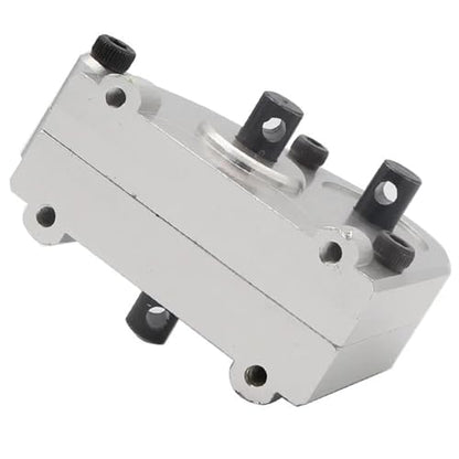 RC Car Accessories for MN G500 for MN128 MN86KS MN86 MN86K MN86S 1/12 Metal Transmission Gearbox Transfer Case Modification RC Crawler Car Upgrade Parts(Silver) - color: Silver
