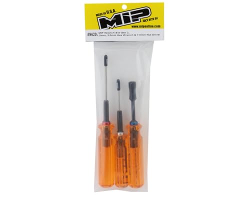 Rc Tools MIP Gen 2 Metric Wrench Set (1.5mm, 2.0mm Hex & 7.0mm Nut Driver)