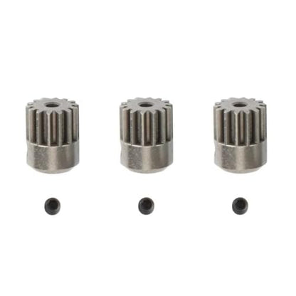 Compatible with HBX 16889 16889A 16890 16890A SG1601 SG1602 RC Car Spare Parts 3Pcs Metal Motor Gear Pinion Gear 14T RC Assortment