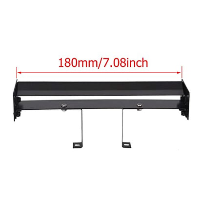 RC Metal Alloy Rear Wing Tail Spoiler for 1/10 RC On Road Racing Drift Car HSP HPI Redcat Kyosho Tamiya TT-01 TT02 (180mm Double Deck) - color: 180mm, Double Deck