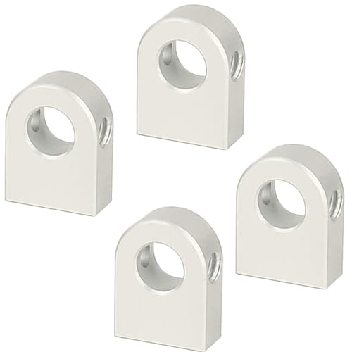 4PCS Body Post Mount CNC Aluminum for Axial SCX10 PRO 1/10 RC Crawler Upgrade,8G (Silver) - color: Silver