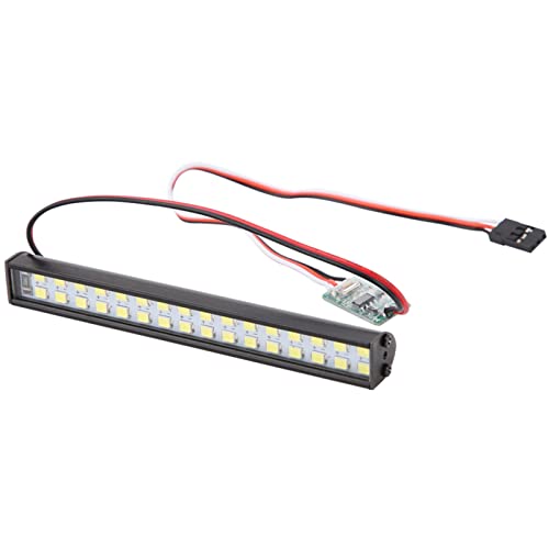 Pilipane 32pcs Lamp Beads RC Car Roof Lamp, RC Crawler Light Bar Roof Lamp Kit and Universal LED Light Bar Accessory Model car Parts, LED Light Bar Kit （ 3.9 x 0.5 x 0.5in）