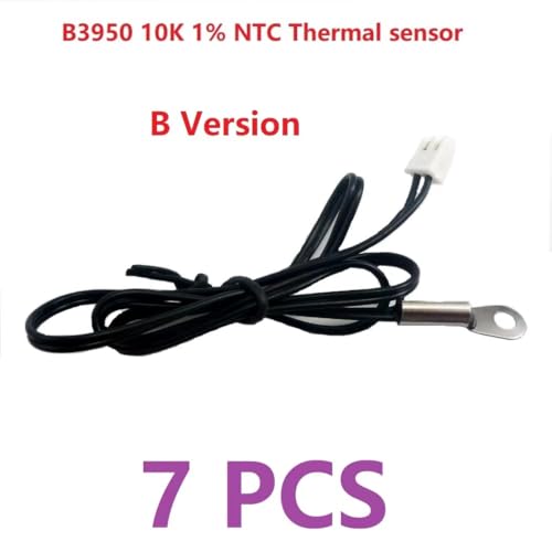NT18B07 7-Channel NTC Temperature Transmitter， B3950 10K Thermistor to RS485 Module with Modbus RTU， for PLC Data Logger Industrial Temperature Sensor & Data Acquisition (7PCS NTC B) - color: 7PCS NTC B