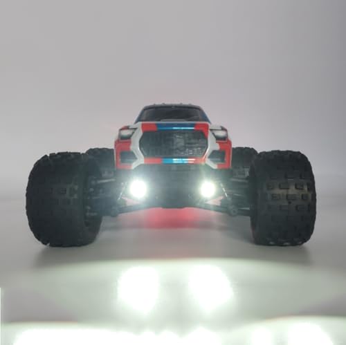 RC Headlight Taillights Kits Front & Rear Lights for ARRMA 1/18 Granite Grom Upgrades Parts