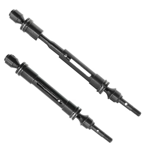 4Pcs Treehobby Front & Rear Universal Drive Shaft 115~140mm Compatible with Traxxas Slash 4X4 Stapede Rustler VXL HQ727 Short Truck Car