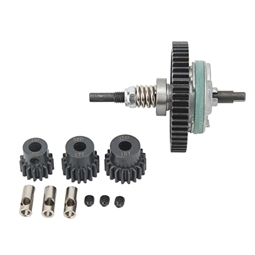 53T Steel RC Car Differential Assembly with 15T 17T 19T Pinions Gear Sets for 1 10 RC Car High Strength Metal Differential Gear for RC Car Upgrade Motor Gear