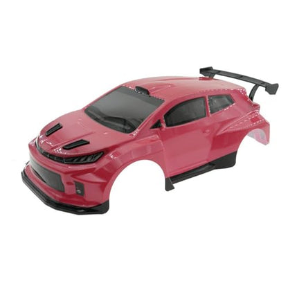 RC Car Body Shell PVC 37x16.7x11cm Replacement DIY Upgraded for SY1204 Series Quick Installation Lightweight Repair Parts, Red