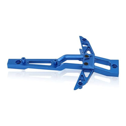 Aluminum Front Chassis Brace Steering Fixed Support RC Upgraded Parts for TRAXXAS 1/10 MAXX WIDEMAXX Monster TRUCK-89086-4, 1/8 6S MAXX SLASH-102076-4 RC Car, Blue - color: Blue