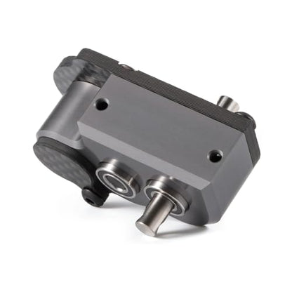 1/10 RC Portal Transmission 48Pitch Tiny Gearbox with Slipper Pad Machined Ultralight for 1/10 RC Crawler LCG Chassis Capra F9 AR45 Axle (Gray) - color: Gray