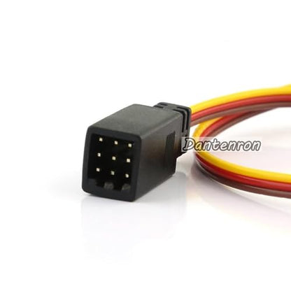 RC JR Style Servo Splitter Cable,1 Male to 2 3 4 5 6 Female Y Harness Leads Y Splitter Lead Wire for 1/8 1/10 1/24 Crawler Truck Car Airplane Drone Receiver Servo ESC (1 Male to 3 Female) - style: 1 Male to 3 Female