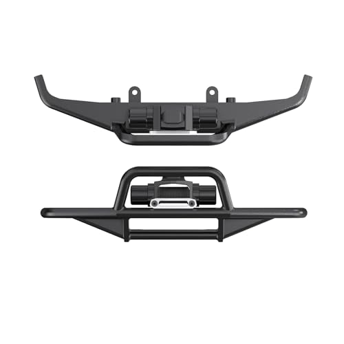 Front & Rear Bumper Aluminum Winch for Traxxas 1/18 TRX4M High Trail K10 Upgrade Parts RC Crawler Car