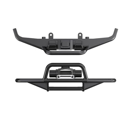 Front & Rear Bumper Aluminum Winch for Traxxas 1/18 TRX4M High Trail K10 Upgrade Parts RC Crawler Car