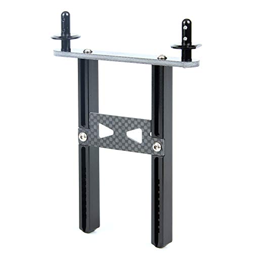 LCX 1/10th RC Crawler Car Aluminum & Carbon Fiber Rear Body Post Mount for TRX4 TRX6, Upgrades Parts Accessories