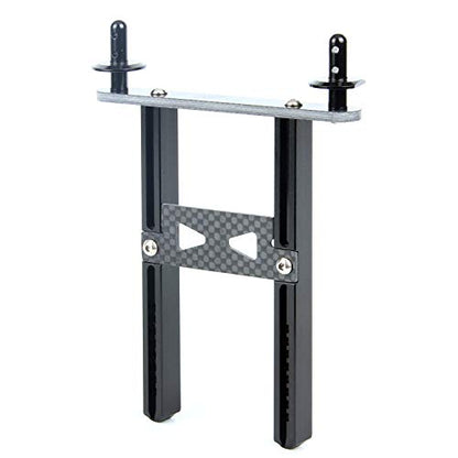 LCX 1/10th RC Crawler Car Aluminum & Carbon Fiber Rear Body Post Mount for TRX4 TRX6, Upgrades Parts Accessories