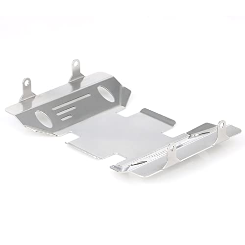 KYX Racing Stainless Steel Skid Plate Protector Chassis Guard Axle Guard for 1/6 RC Crawler Car Axial SCX6 AXI05000