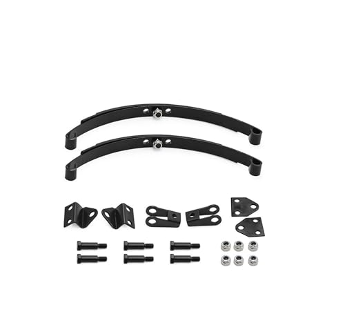 RC Cars Spare Parts For Tamiya 1/14 Front Rear Suspension Steel For Leaf For Spring Lifting Lug Set RC Tractor Trailer Truck Model Car Upgrade Parts(Front) - color: Front