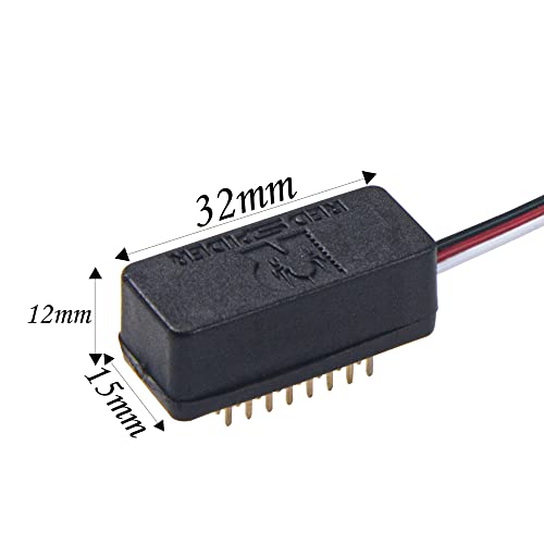 RC Car CH3 Extender CH3 Control Switch 8-Port Hub Third Channel Switch Compatible with 1/8 1/10 1/16 RC Car Led Winch Roof Led Light