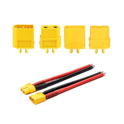 XT60 Wire Harness Terminal Connector Cable Silicone Wire For RC Car Battery Part Electrical For Toys Parts And Accessories Upgrade Replacement RC Car Upgrade Part