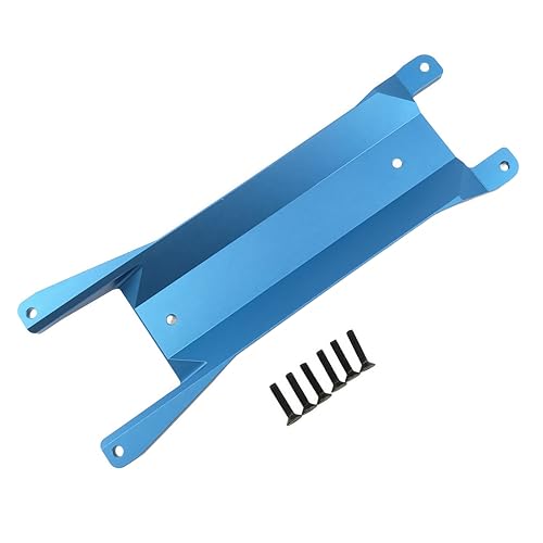Aluminum Chassis Brace Plate for 1/16 Mini Maxx 4WD RC Truck (Blue) | Monster Truck,Upgrade Parts,CNC Machined,High Strength,Precision Fit,Lightweight,Durable Aluminum - color: Blue