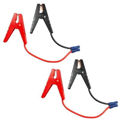 LAINLOY 2PCS EC5 Car Jumper Starter Cable with Battery Clamps, 10 AWG Wire | 12V Car Jumper Cable Alligator Clip to EC5 Connector, Portable Emergency Automotive Jump Starter Battery Booster Cables - size: 2Pack