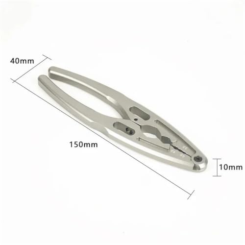 RC Crawlers Components for All-Metal Multi-Function RC Shock Absorbing Tool Pliers Ball Nose Suspension Lever Tools for Car Assembly(Silver) - color: Silver