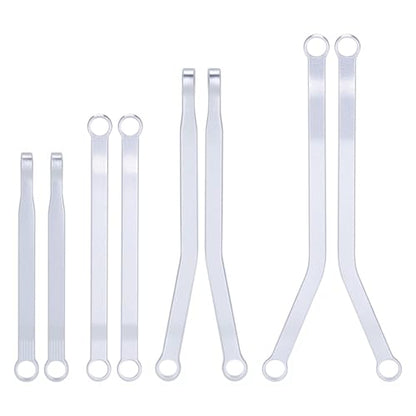 Aluminum High Clearance Chassis Links for 1/30 Axial SCX30 RC Crawler Car Upgrade Parts (Silver) - color: Silver