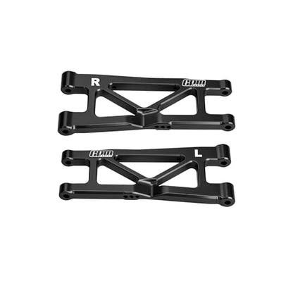 GPM Rear Lower Suspension Arm 7075-T6 Aluminum for ARRMA 1/16 Mini Kraton 3S - Upgrade Replacement A-Arm (Black) - color: Black