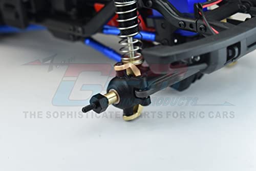 Medium Carbon Steel Front CVD Shaft and +5mm Rear Axle Shaft Set for Traxxas 1:18 TRX4M Ford Bronco Crawler 97074-1 / TRX4M Land Rover Defender 97054-1 / TRX4M K10 High Trail Crawler 97064-1 Upgrades