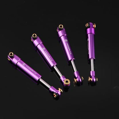 40mm Shock Adjustable Inner Spring Shock for SCX24 AX24, Purple | CNC Aluminum Dampers, Multi Mode Adjustment, Low Friction Damping Shaft - color: Purple