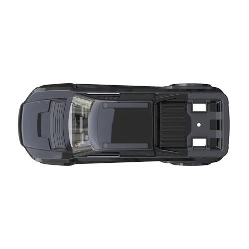 UDIRC UD1610S Replacement Body Shell, 1:16 RC Truck Body, Full Roll Cage & Realistic Cockpit, Durable PC RC Car Shell, Black, Part P16-001C - color: Black