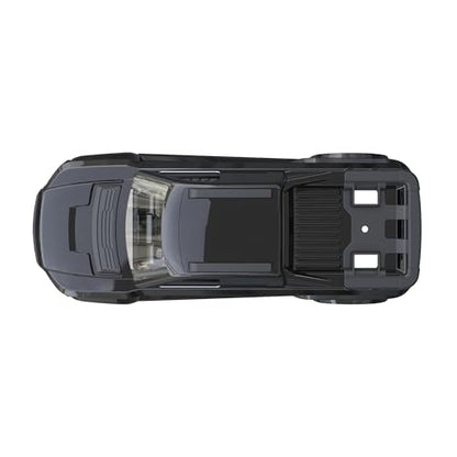 UDIRC UD1610S Replacement Body Shell, 1:16 RC Truck Body, Full Roll Cage & Realistic Cockpit, Durable PC RC Car Shell, Black, Part P16-001C - color: Black