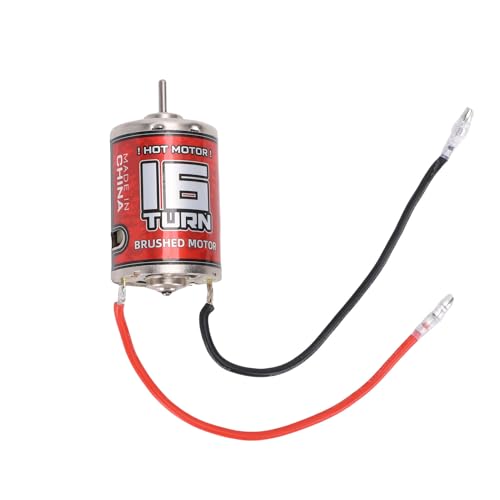 SUNGOOYUE RC Car Motor 16T High Torsion Brushed Motor, Smooth Running 540 550 Replacement for Hsp Vehicles, Ideal for Crawlers and Offroad RC Trucks