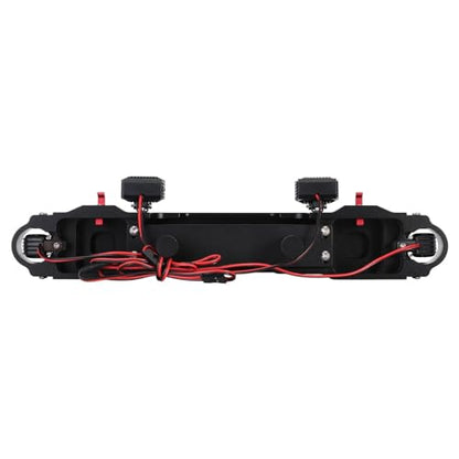 Upgrade Parts Compatible with Axial for SCX6 for Jeep for JLU for Wrangler Metal Front Rear Bumper for 1/6 RC Crawler