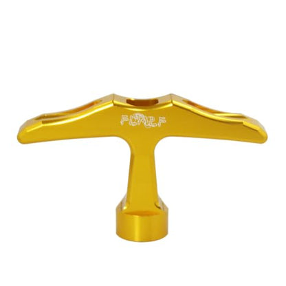 Alloy CNC Pull Starter Handle for Zenoah CY Rovan TSRC Engine (Gold) | for 1/5 Hpi Rofun Km Baja Lois 5ive-T FG GoPed Redcat Rc Car Parts - color: Gold