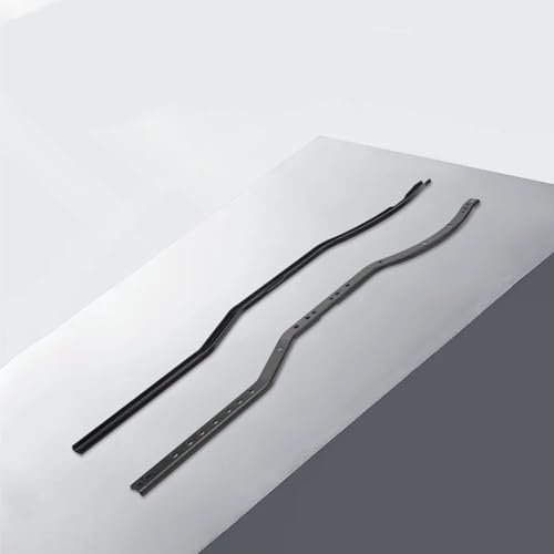 Rc Parts Compatible with Axial for Scx10 90027 for Scx10 II 90046 90047 RC Car Crawler Truck Vehicle Model 2Pcs Set Steel for Chassis Frame Rails