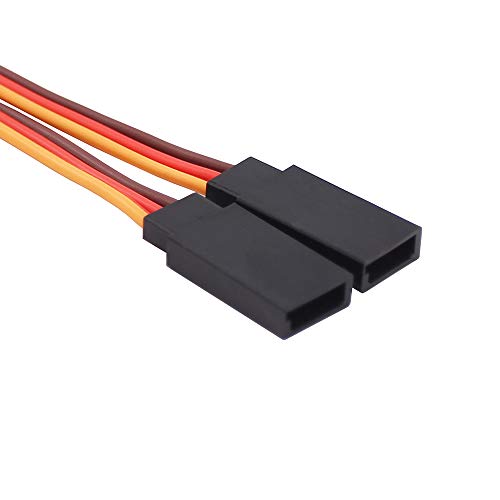 5pcs 24" / 600mm Servo Cable Y Harness Extension Cord 22awg 60 cores for RC Car Helicopter Servo Receiver Wire Lead(C146-5)