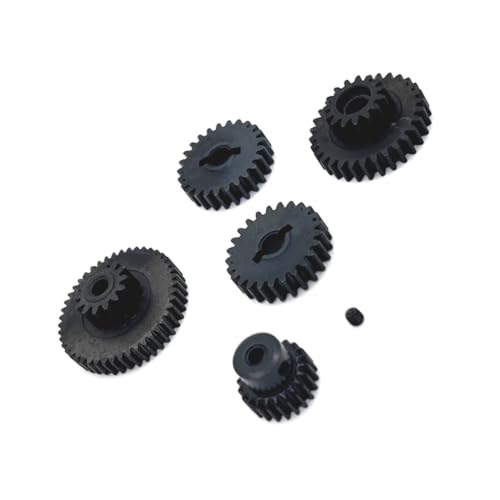 Metal Gearbox Gear Motor Gear Kit Cast Iron for MJX 1/12 H12Y H12Y+ RC Car Spare Upgrade Modification Parts(Black) - color: Black