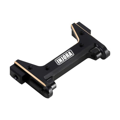 INJORA Front Bumper Mount - 7g Black Coating Brass Mount for 1/18 RC Crawler TRX4M Defender Bronco Upgrade