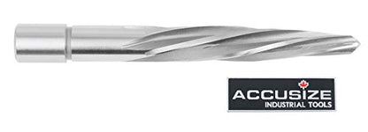 Accusize Industrial Tools Chucking Reamer, 11/16 in, 0521-1116 | 11/16" HSS Aligning Reamer with 3/4" Weldon Shank - size: 11/16 in.