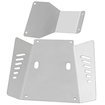 Stainless Steel RC Chassis Armor Protector Guard RC Skid Plate Compatible with Tamiya CC01 1/10 RC Crawler